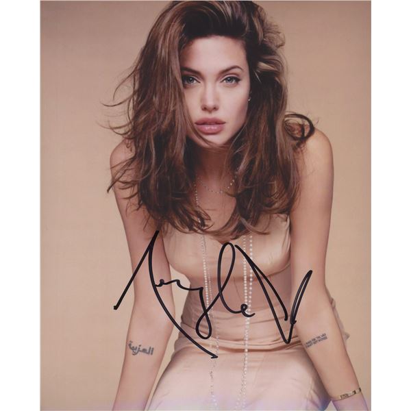 Angelina Jolie signed photo