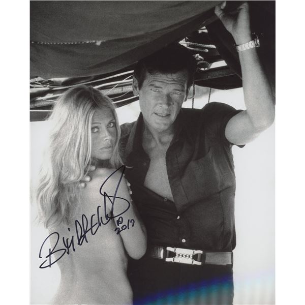 Bond Girl Britt Ekland signed movie photo