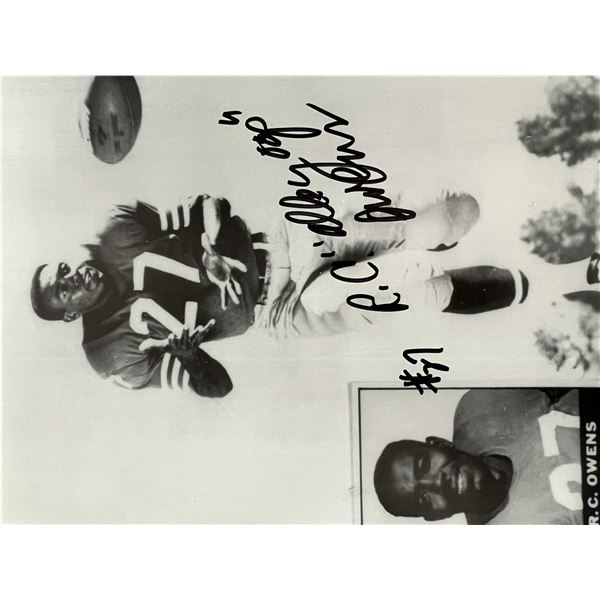 SF 49ers Star RC Owens signed photo