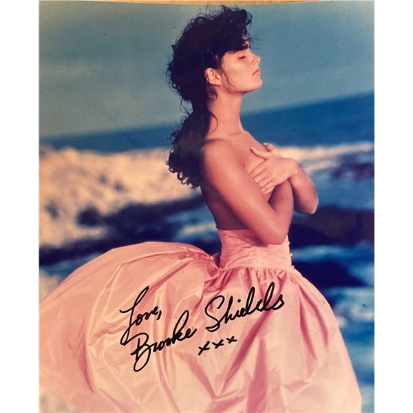Brooke Shields signed photo