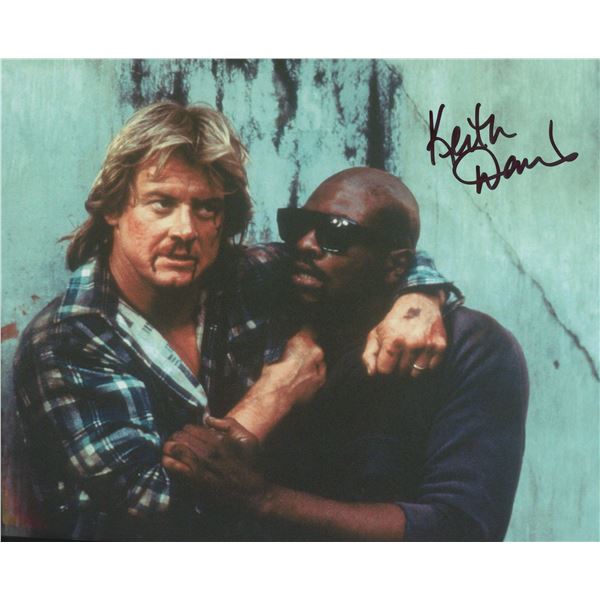 Roddy Piper Keith David signed movie photo