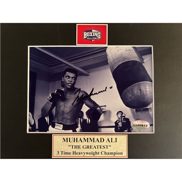 Muhammad Ali signed photo