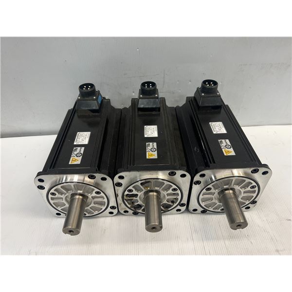 (3) Yaskawa #SGMSV-50D3A61 AC Servo Motors w/ #UTTAH-B20FL Encoders
