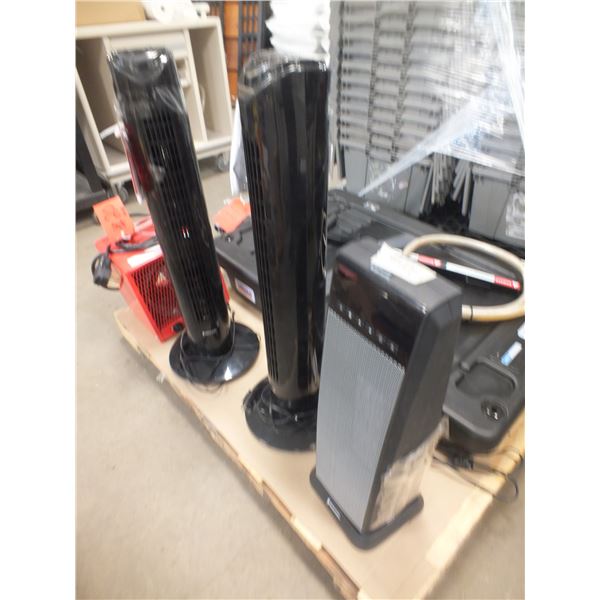 2 Fans & 1 Small Space Heater