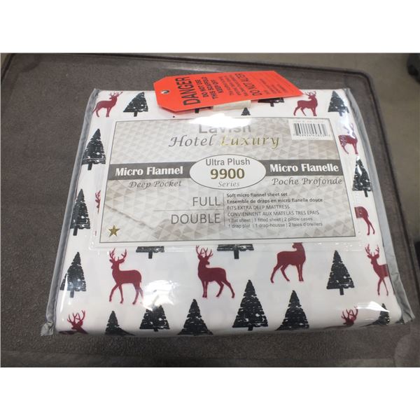 Full Double Flannel Sheet Set