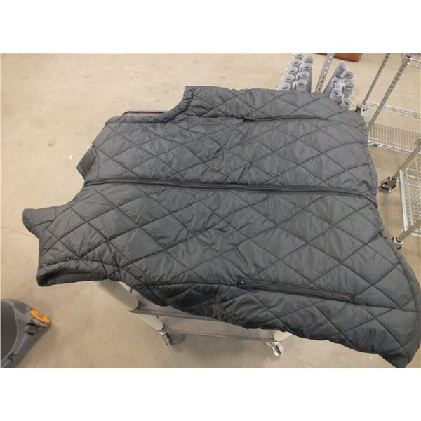 5 Large Adult Black Vests