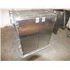 Image 1 : 2 Door Stainless Steel Storage Cabinet On Wheels