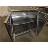 Image 2 : 2 Door Stainless Steel Storage Cabinet On Wheels