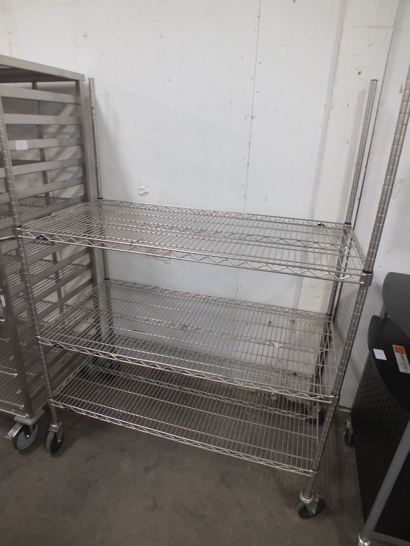 Stainless Steel Metro Rack On Wheels