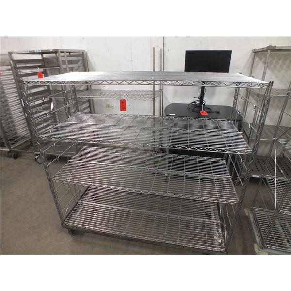Stainless Steel Cart On Wheels