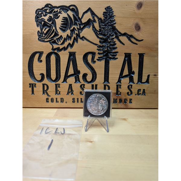 Lot 1-1) 1 oz 2021 Australian philarmonic Silver coin