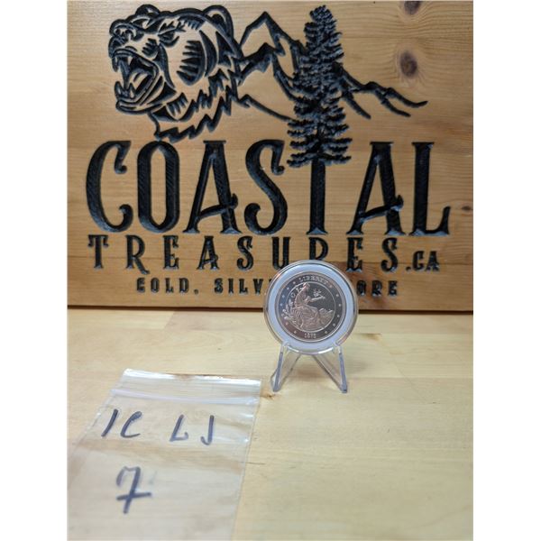 Lot 7-1) 1 oz 2024 Samoa Morgan Union dollar