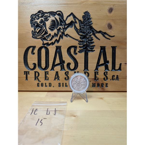 Lot 15-1) 1 oz Silver Dead Men Tell No Tales