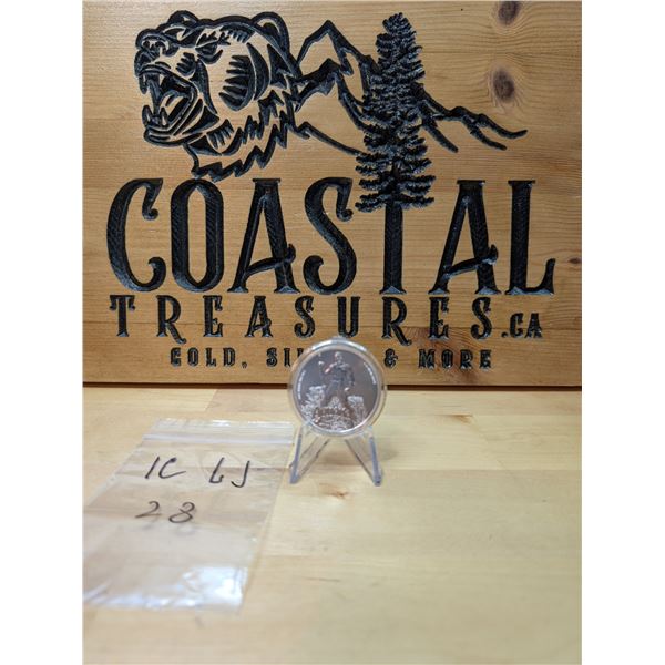 Lot 28-1) 1 oz Aquaman DC Comics 2023 Silver