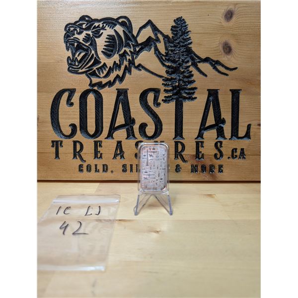 Lot 42-1) 1 oz JBR silver bar