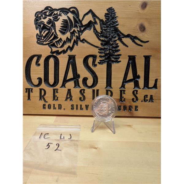 Lot 52-1) 1oz Dont tread on me silver