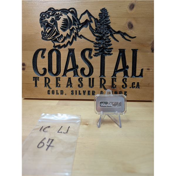 Lot 67-1) 1 oz Silvertowne Prospector silver bar