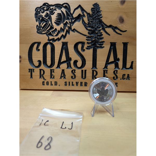 Lot 68-1) 1 oz Canadian Maple 2022 Silver