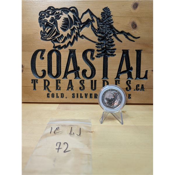 Lot 72-1) 1 oz Britannia 2023 silver