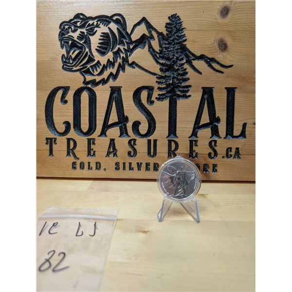 Lot 82-1) 1 oz Samoa Batman 2023 silver