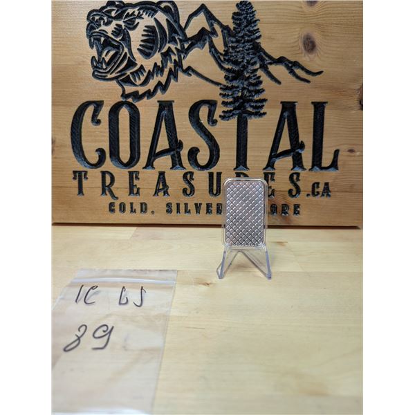 Lot 89-1) 1 oz Ingot Silver Bar