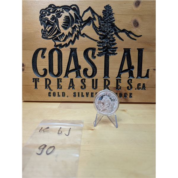 Lot 90-1) 1 oz Laos Panthera Tigris