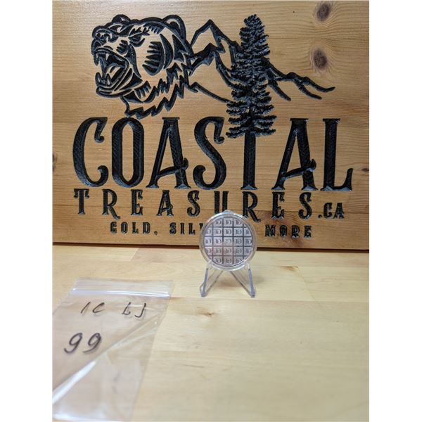 Lot 99-1)  1 oz TD Bank Silver