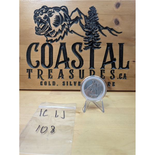 Lot 108-1)  1 oz  Fiji Robocop silver coin