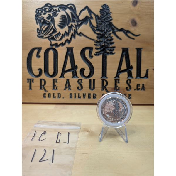 Lot 121-1)) 1 oz Britannia 2023 silver