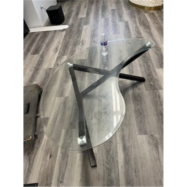 Glass Coffee table - Kidney shape