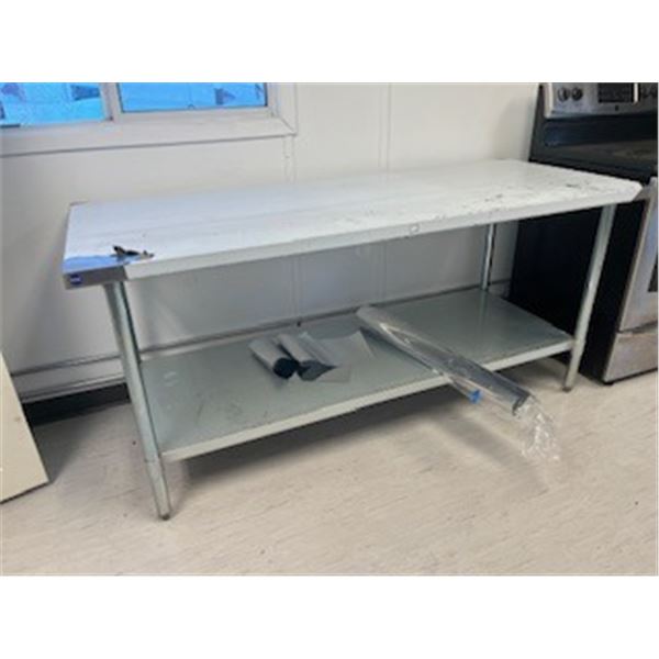 Stainless Steel Table 6ft X 2 1/2 ft deep