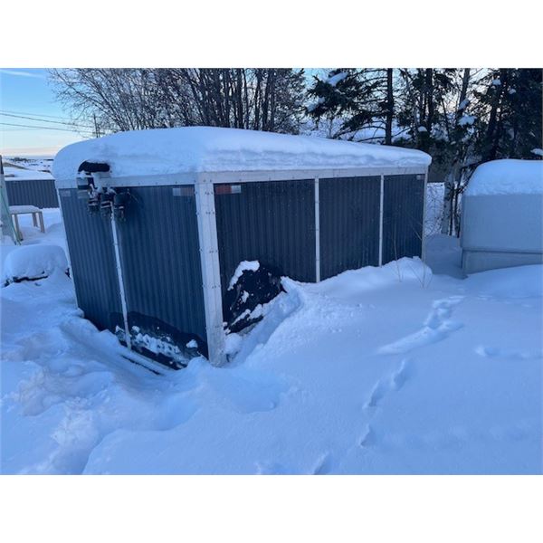 Sewer tank on skid