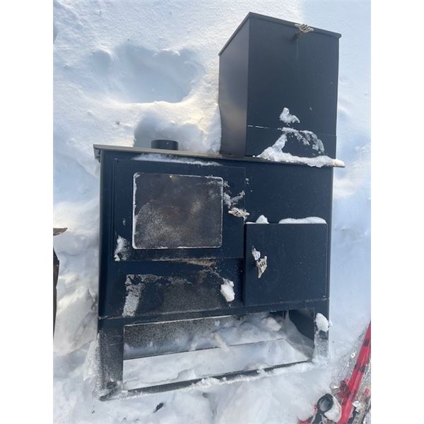 Used Pellet Stove w base -Independent Stove Inc