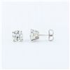 Image 1 : 3.05 ctw H to I COLOR I1 to I2 CLARITY Diamond 18K White Gold Stud Earrings