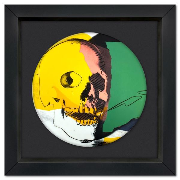 SKULL (Yellow/Pink) by Warhol (1928-1987)