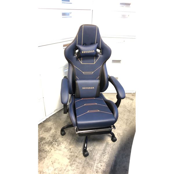 SUKIDA SEYABER BLUE/BLACK GAMING CHAIR *IN BOX*