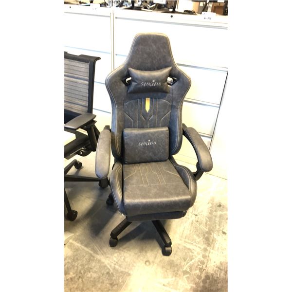 SUKIDA SEYABER GREY GAMING CHAIR *IN BOX*