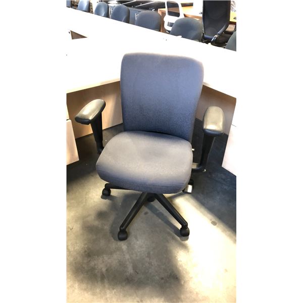HAWORTH GREY ADJUSTABLE TASK CHAIR