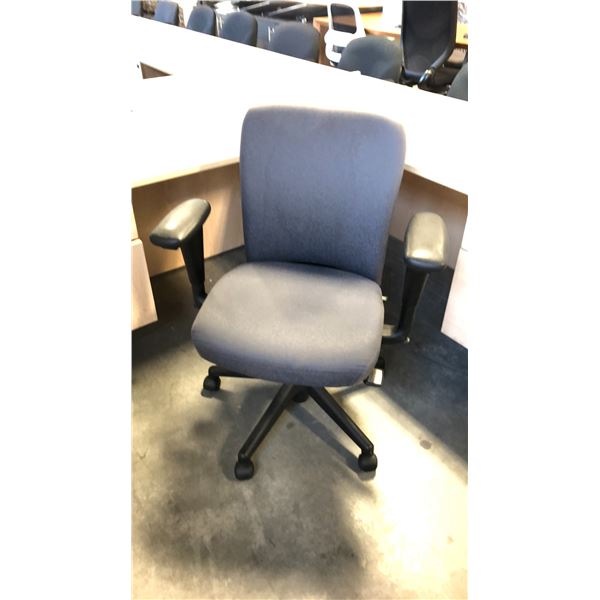 HAWORTH GREY ADJUSTABLE TASK CHAIR