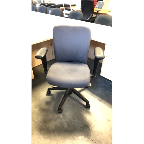 HAWORTH GREY ADJUSTABLE TASK CHAIR