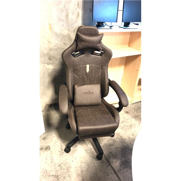 SUKIDA SEYABER BROWN GAMING CHAIR *IN BOX*