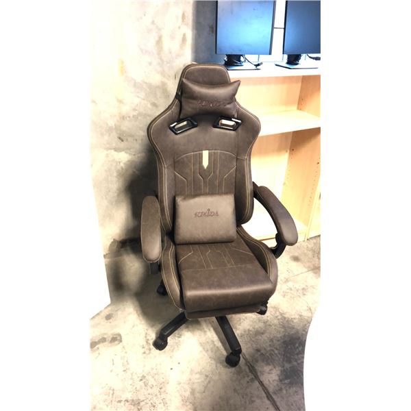 SUKIDA SEYABER BROWN GAMING CHAIR *IN BOX*