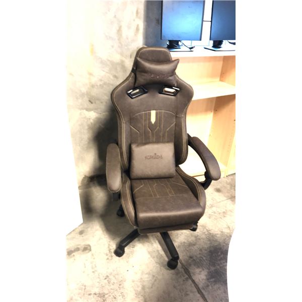 SUKIDA SEYABER BROWN GAMING CHAIR *IN BOX*