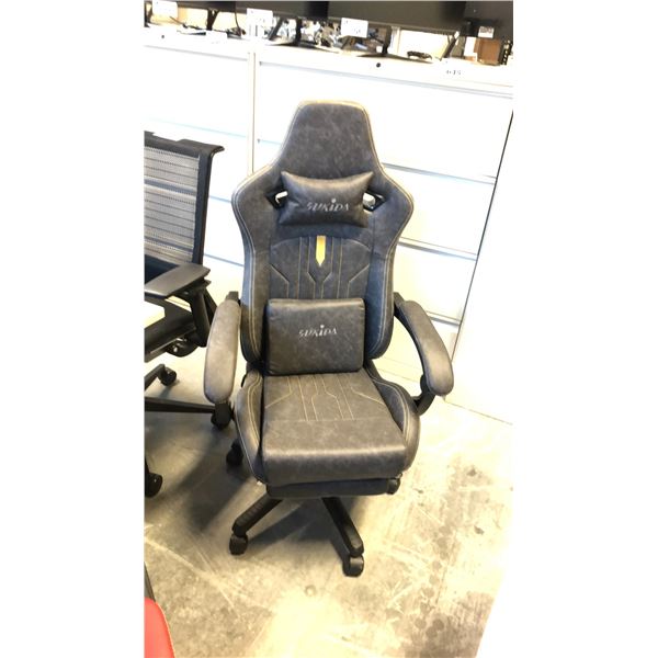 SUKIDA SEYABER GREY GAMING CHAIR *IN BOX*