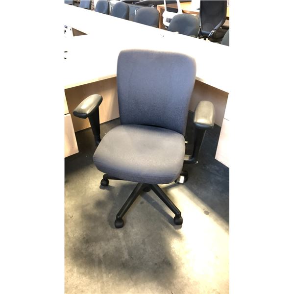 HAWORTH GREY ADJUSTABLE TASK CHAIR