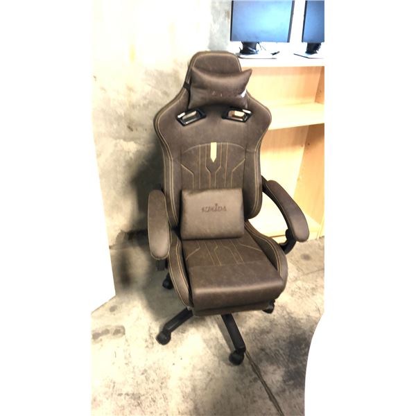 SUKIDA SEYABER BROWN GAMING CHAIR *IN BOX*