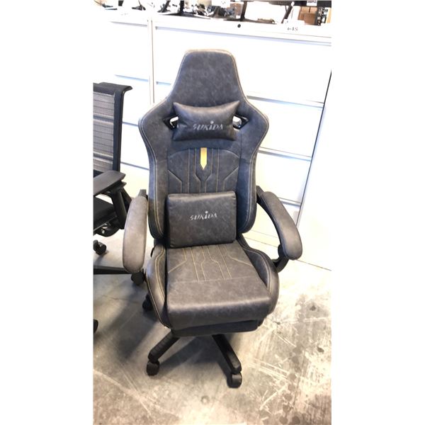 SUKIDA SEYABER GREY GAMING CHAIR *IN BOX*