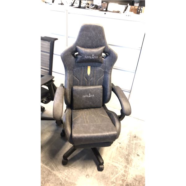 SUKIDA SEYABER GREY GAMING CHAIR *IN BOX*