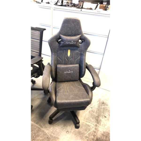 SUKIDA SEYABER GREY GAMING CHAIR *IN BOX*