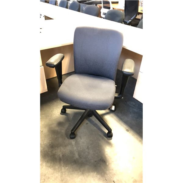 HAWORTH GREY ADJUSTABLE TASK CHAIR